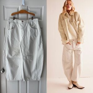 We The Free Good Luck Mid-Rise Barrel Jeans